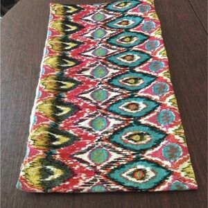 Colorful Ikat Pattern Pillow cover